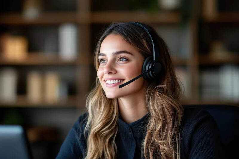 Kundenbetreuung beantwortet Fragen zur Pflegebox